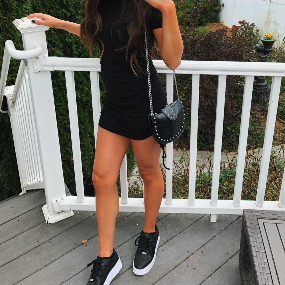 Zara Ruched Mini Dress